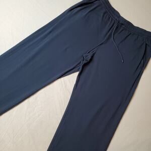 Lululemon Womens Size 12 Soft Jersey Straight-Leg Mid-Rise Pant Navy Blue W5GH7S